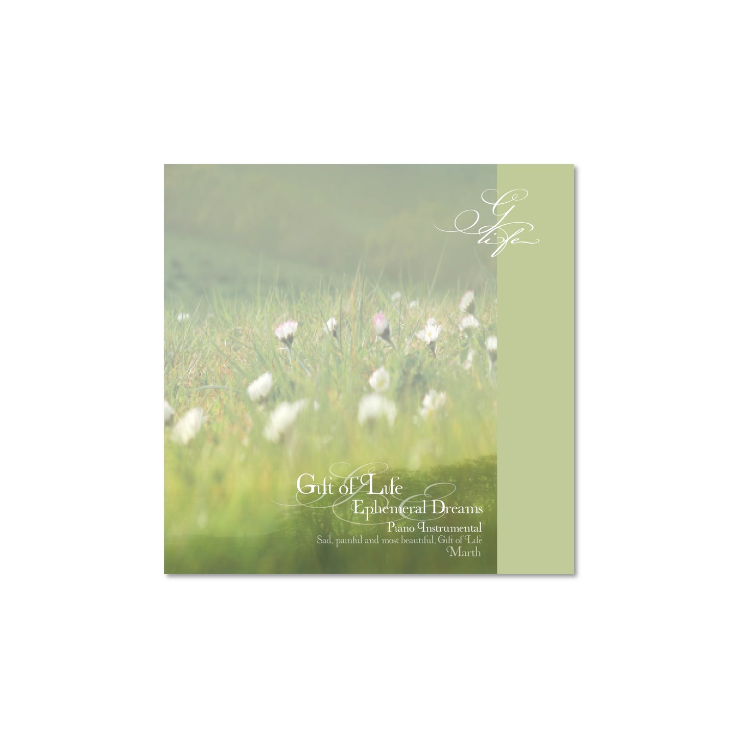 CD Ephemeral Dreams - Gift of Life - Piano