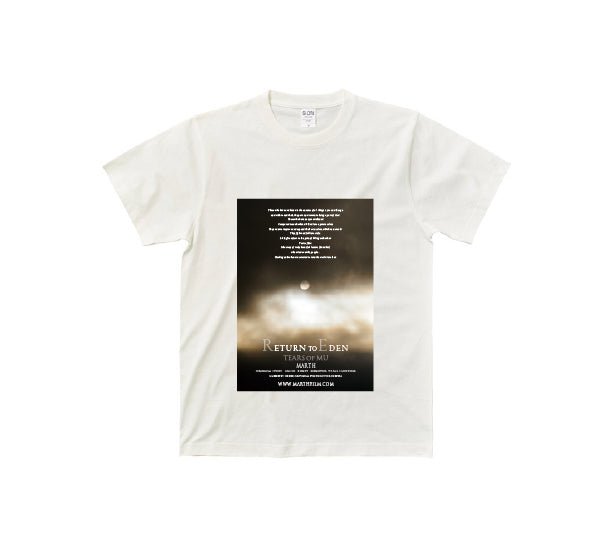 RETURN TO EDEN TEARS of MU [アブラム 月夜] オーガニックコットンTシャツ